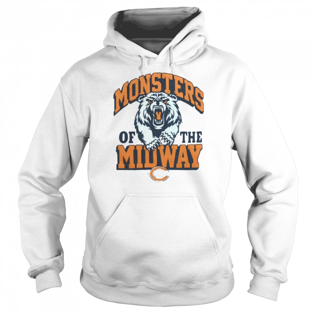 chicago bears monsters of the midway unisex hoodie