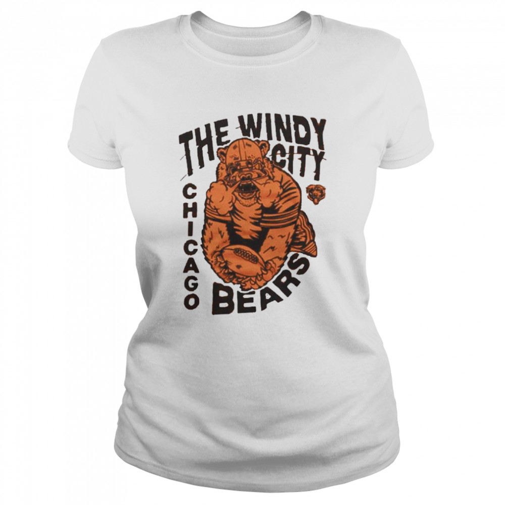 chicago bears the windy city classic womens t shirt