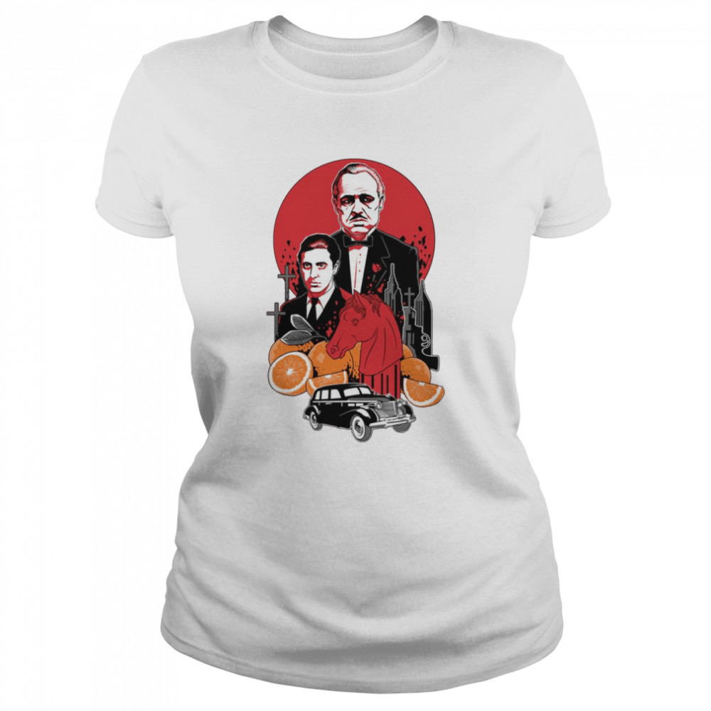 Family Cursed The God Father Halloween shirt Classic Women's T-shirt
