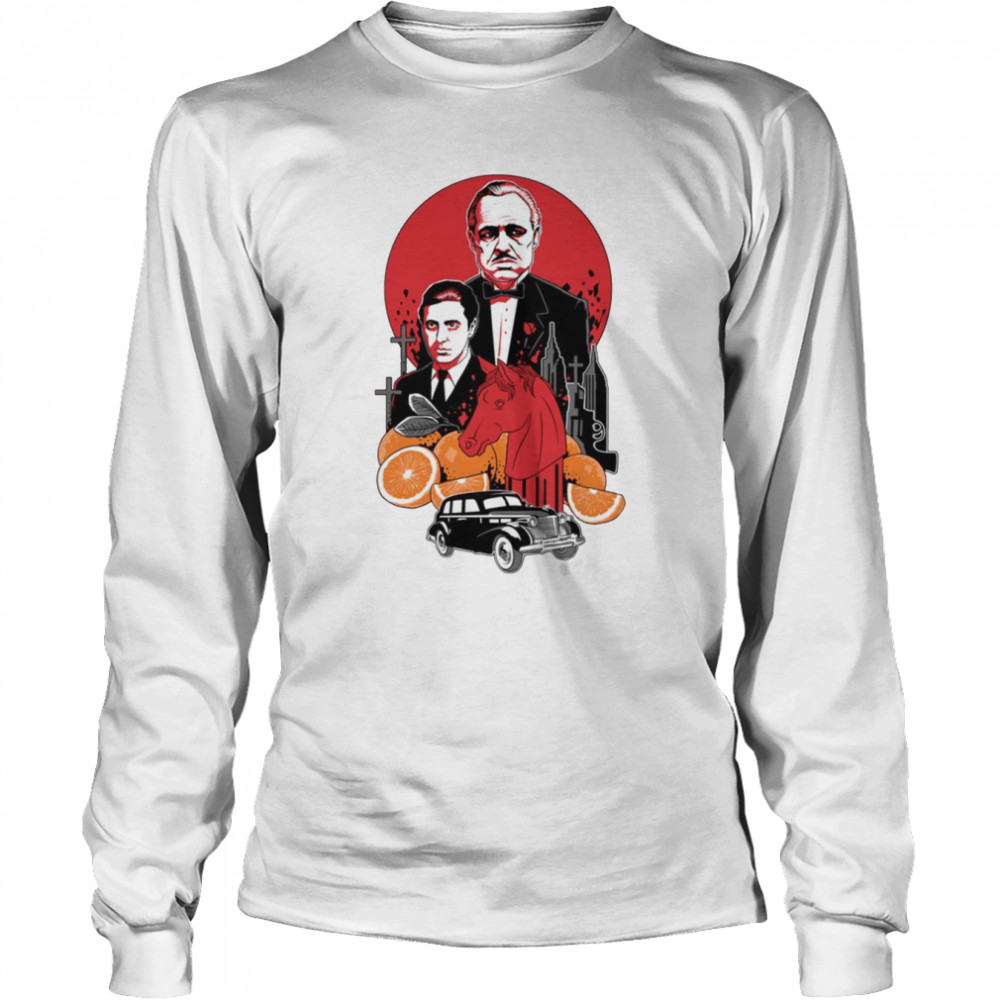 family cursed the god father halloween shirt long sleeved t shirt