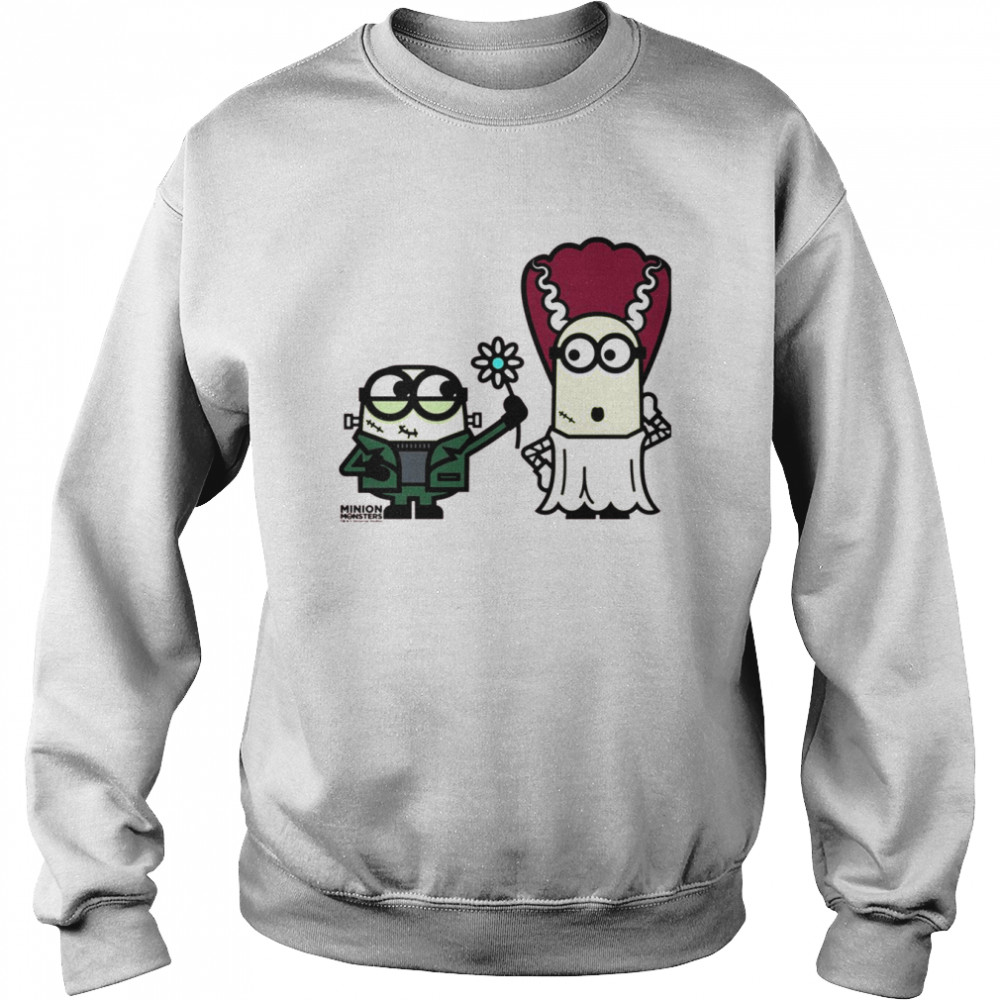 Frankenstein And His Bride Minion Monsters shirt Unisex Sweatshirt