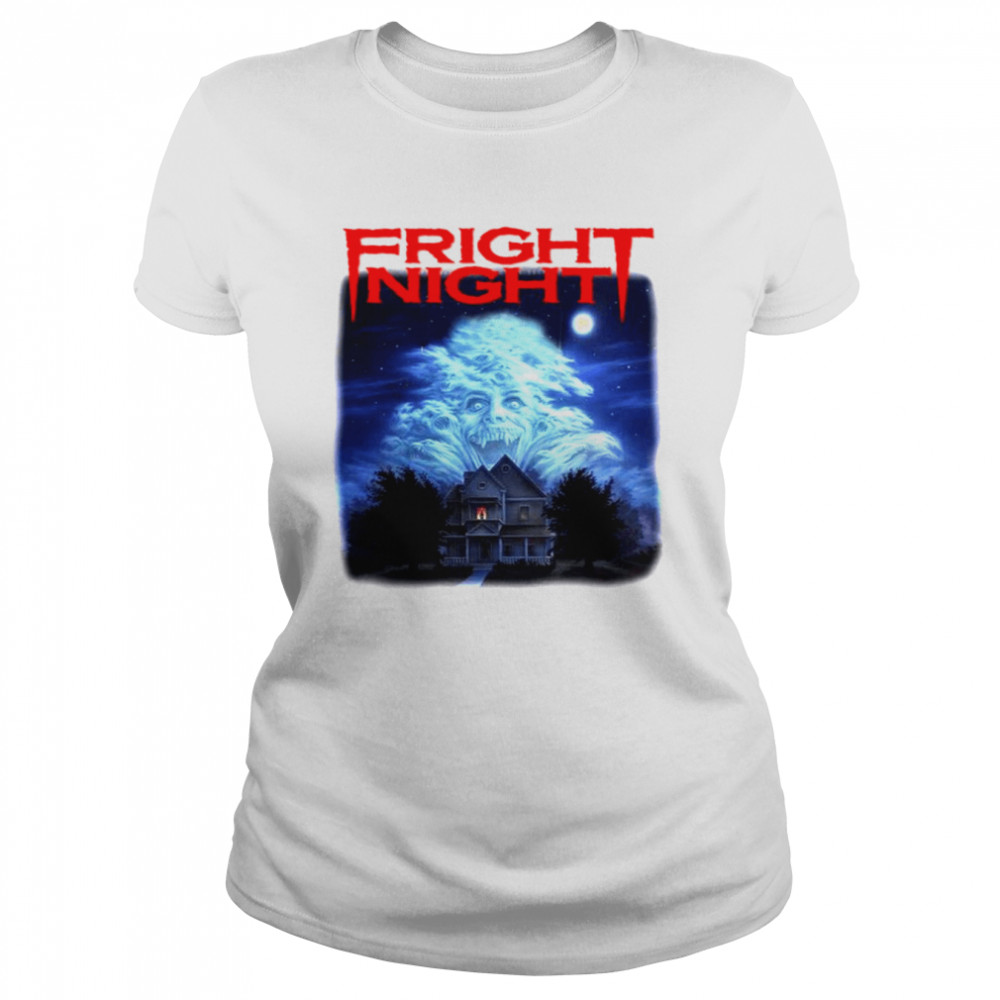 fright night grunge transparent be haunted shirt classic womens t shirt