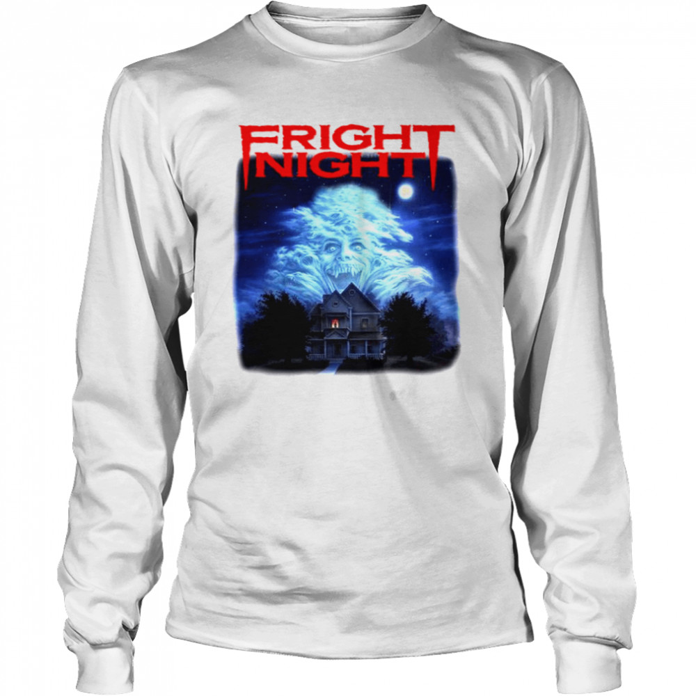 fright night grunge transparent be haunted shirt long sleeved t shirt