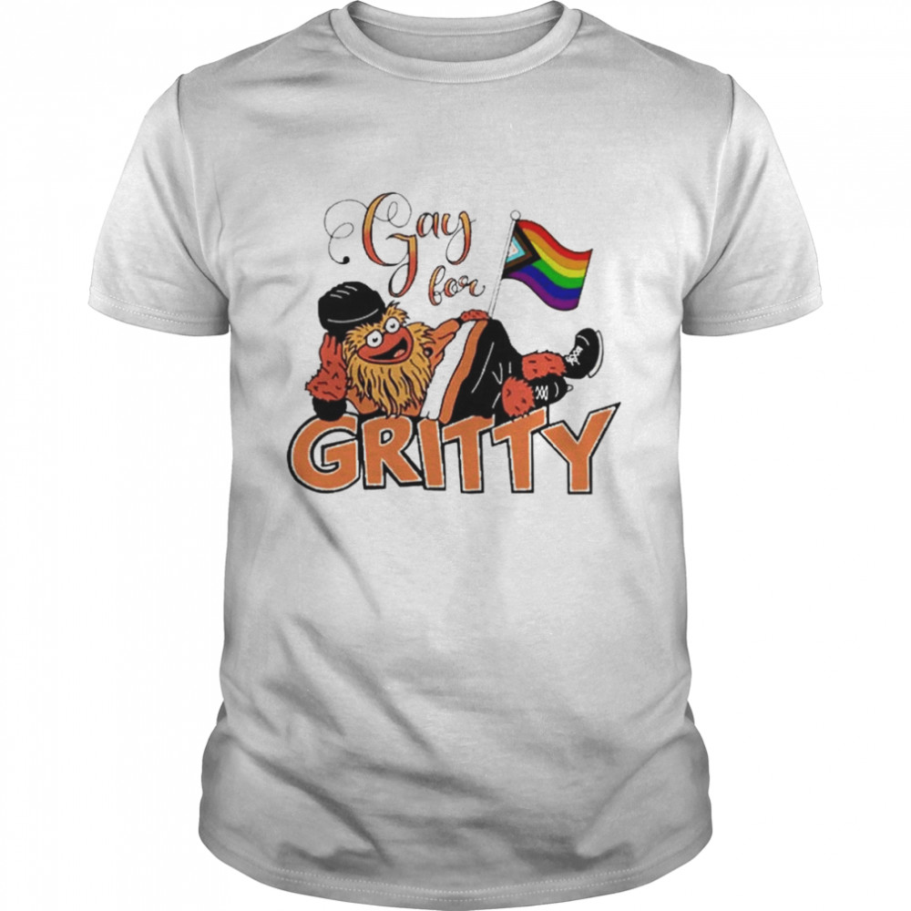 Gay For Gritty Philadelphia Flyers Hockey  Classic Men's T-shirt