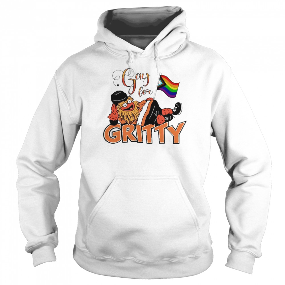 Gay For Gritty Philadelphia Flyers Hockey  Unisex Hoodie