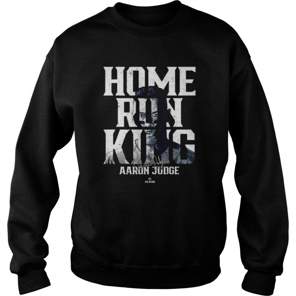 Home Run King Portrait Aaron Judge Signature 2022 Unisex Sweatshirt