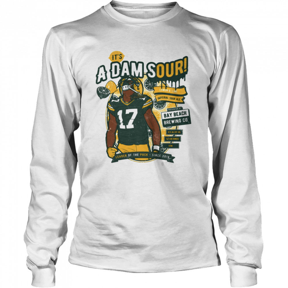 its a dam sour imperial sour craft beer label davante adams shirt long sleeved t shirt
