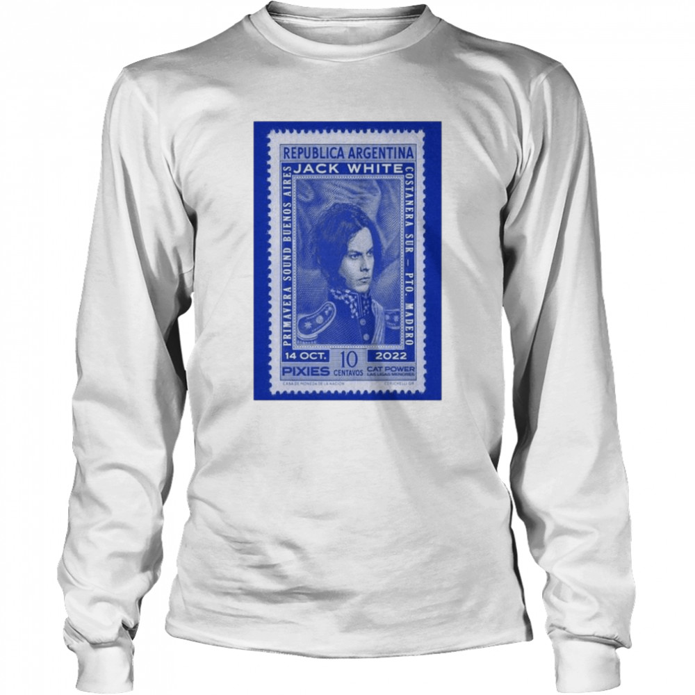 Jack White Road to Primavera Sound Buenos Aires Comuna 1 Argentina on Oct 14 2022  Long Sleeved T-shirt