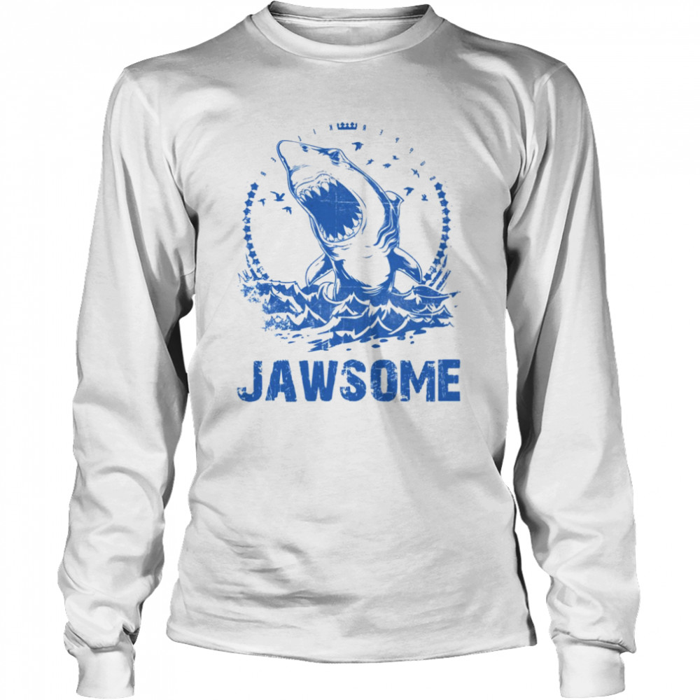 Jawsome Shark shirt Long Sleeved T-shirt