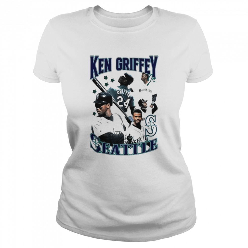 ken griffey jr seattle mariners baseball vintage shirt classic womens t shirt