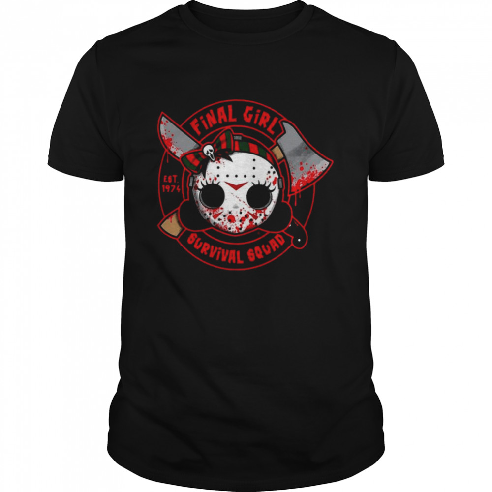 Logo Art Survival Squad Final Girls Mask shirt