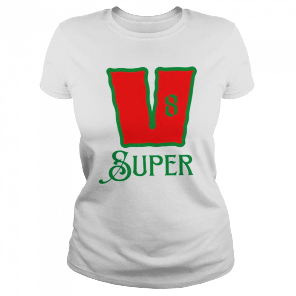 logo art v8 super shirt classic womens t shirt