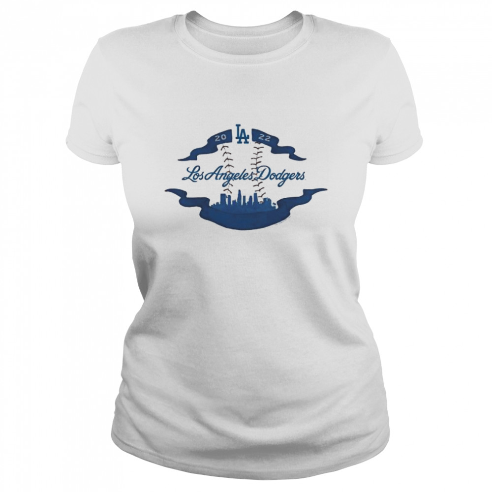 Los Angeles Dodgers Cityscape Banner 2022 shirt Classic Women's T-shirt