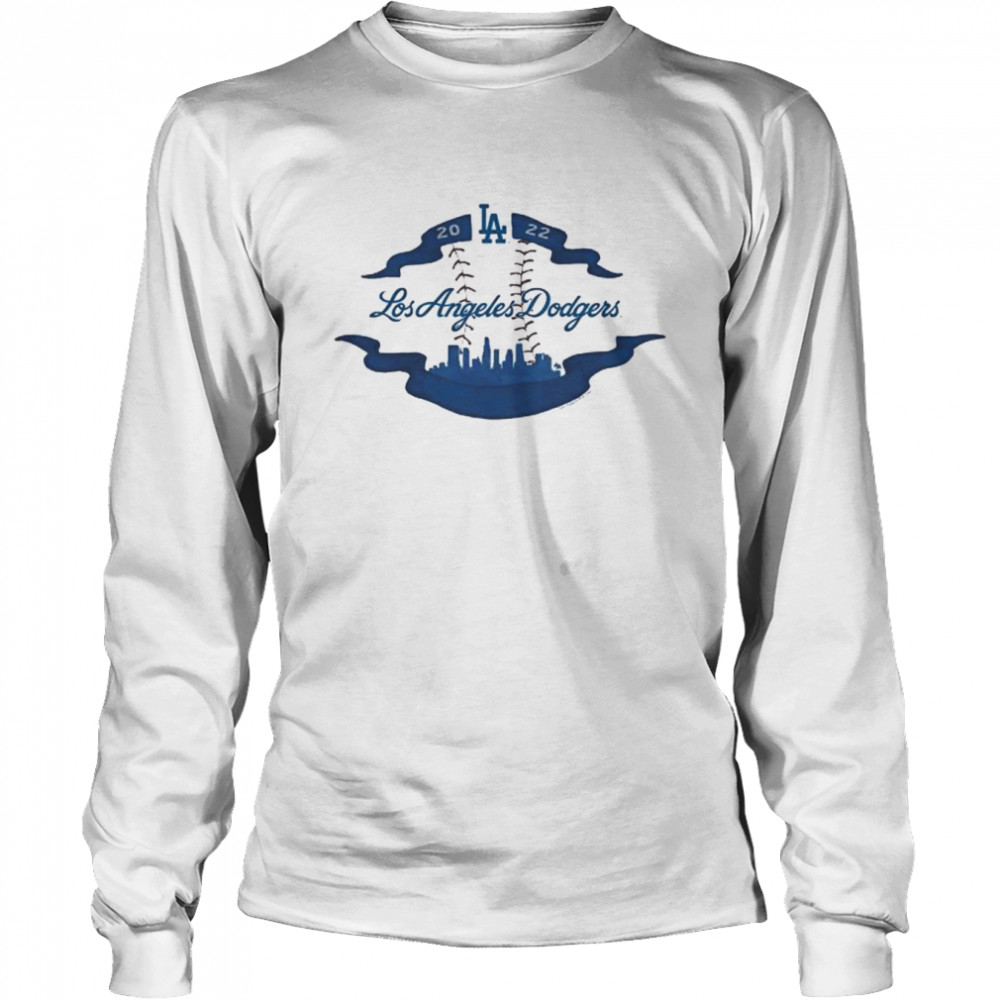 Los Angeles Dodgers Cityscape Banner 2022 shirt Long Sleeved T-shirt