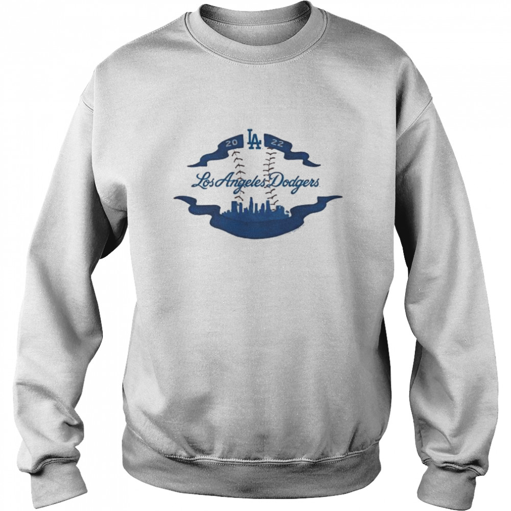 Los Angeles Dodgers Cityscape Banner 2022 shirt Unisex Sweatshirt