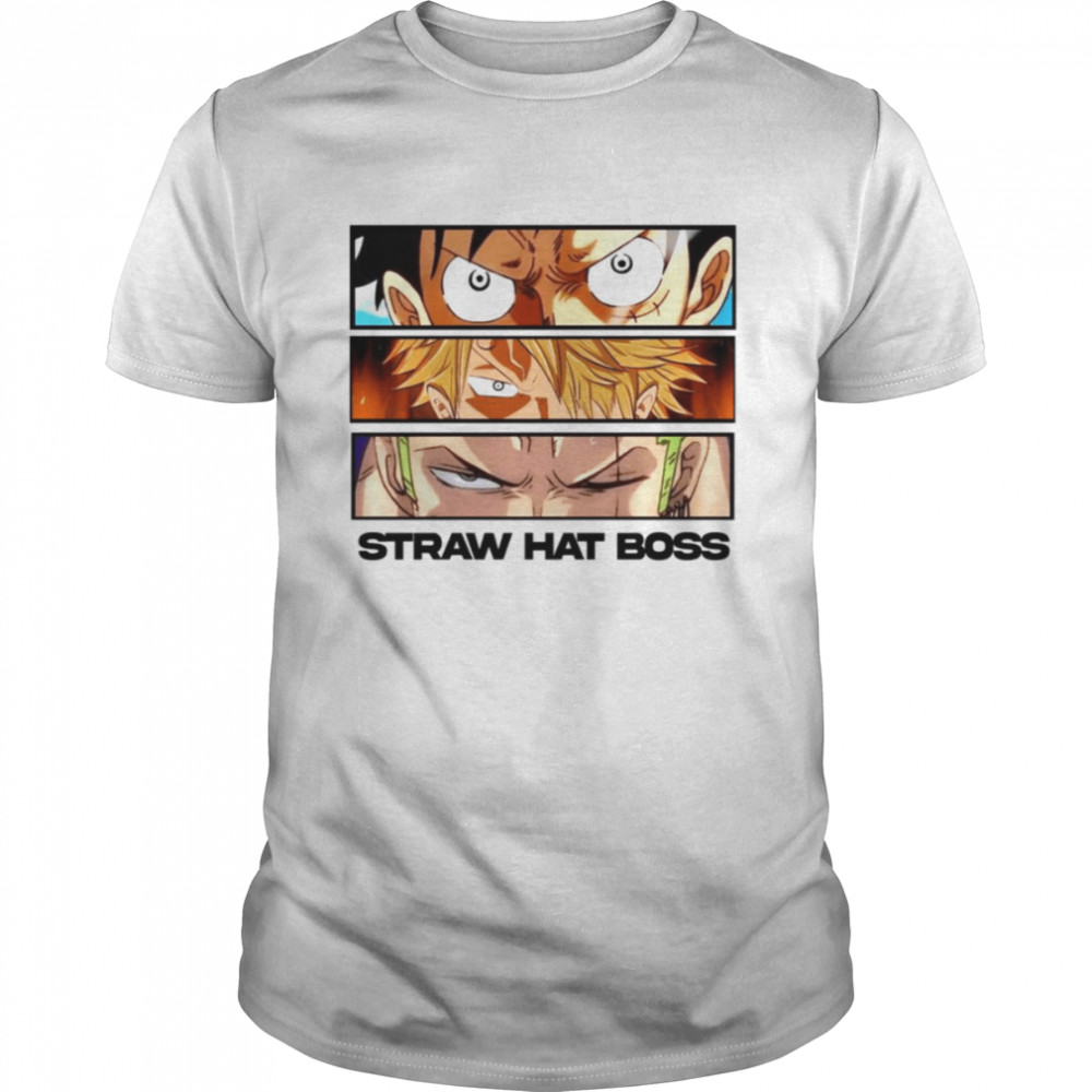 Luffy Sanji Zoro The Three One Piece Leaders shirt Classic Men's T-shirt