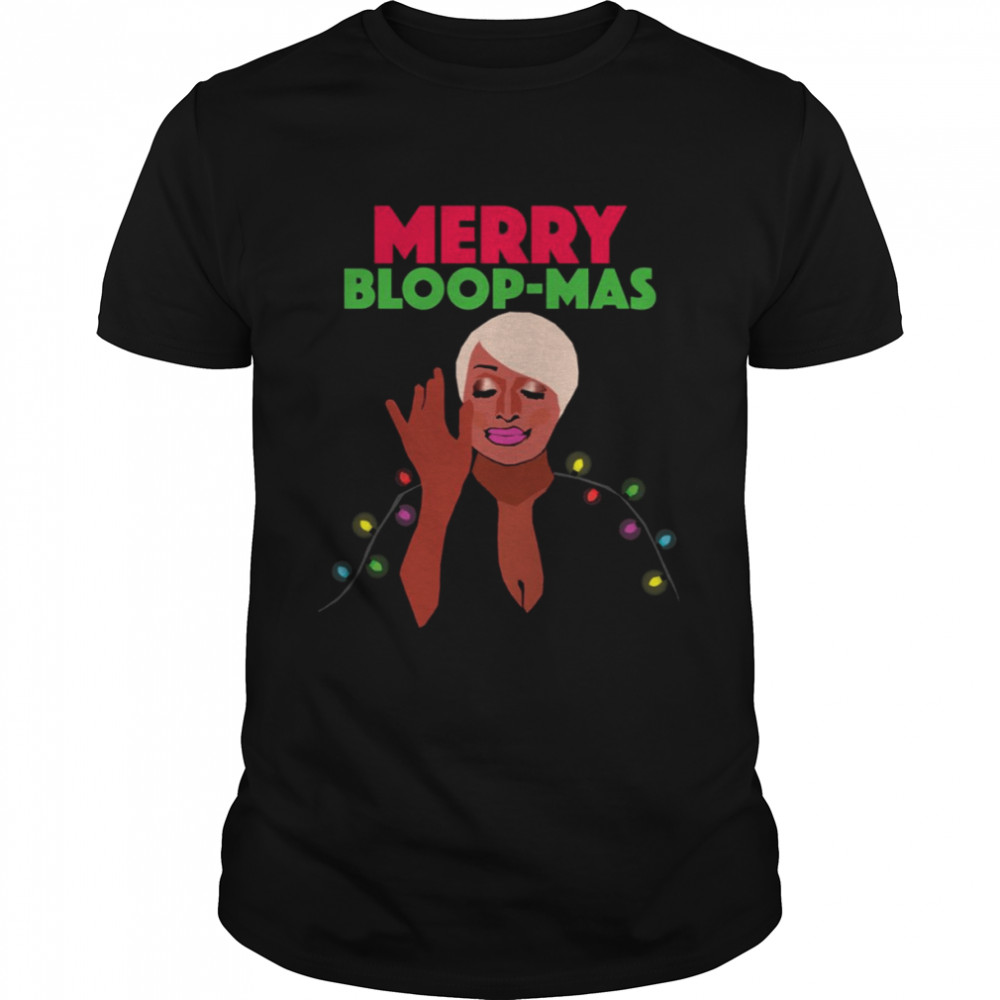 Nene Leakes Merry Bloop Mas Rhoa Real Housewives Of Atlanta Christmas shirt Classic Men's T-shirt