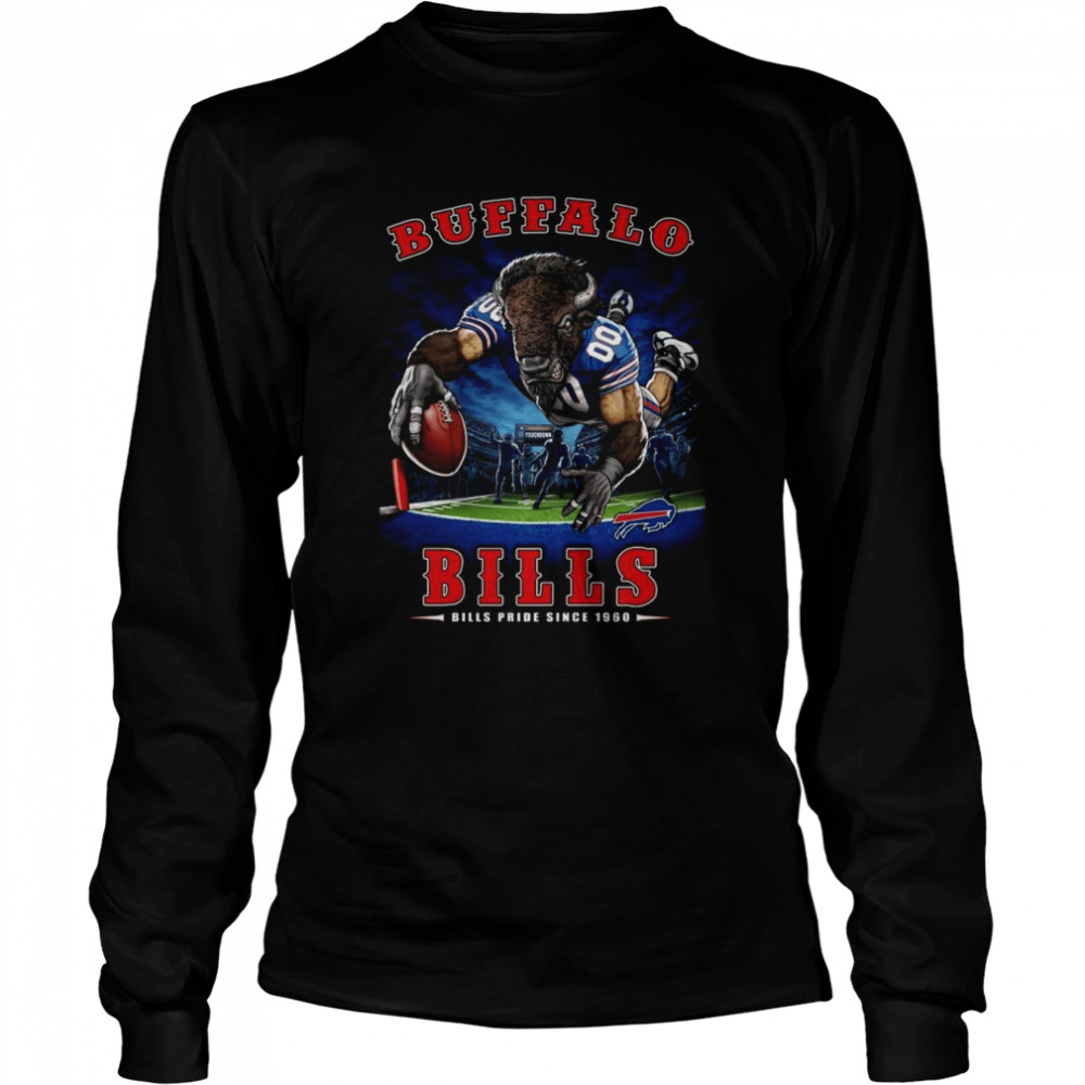 nfl buffalo bills pride since 1960 endzone long sleeved t shirt