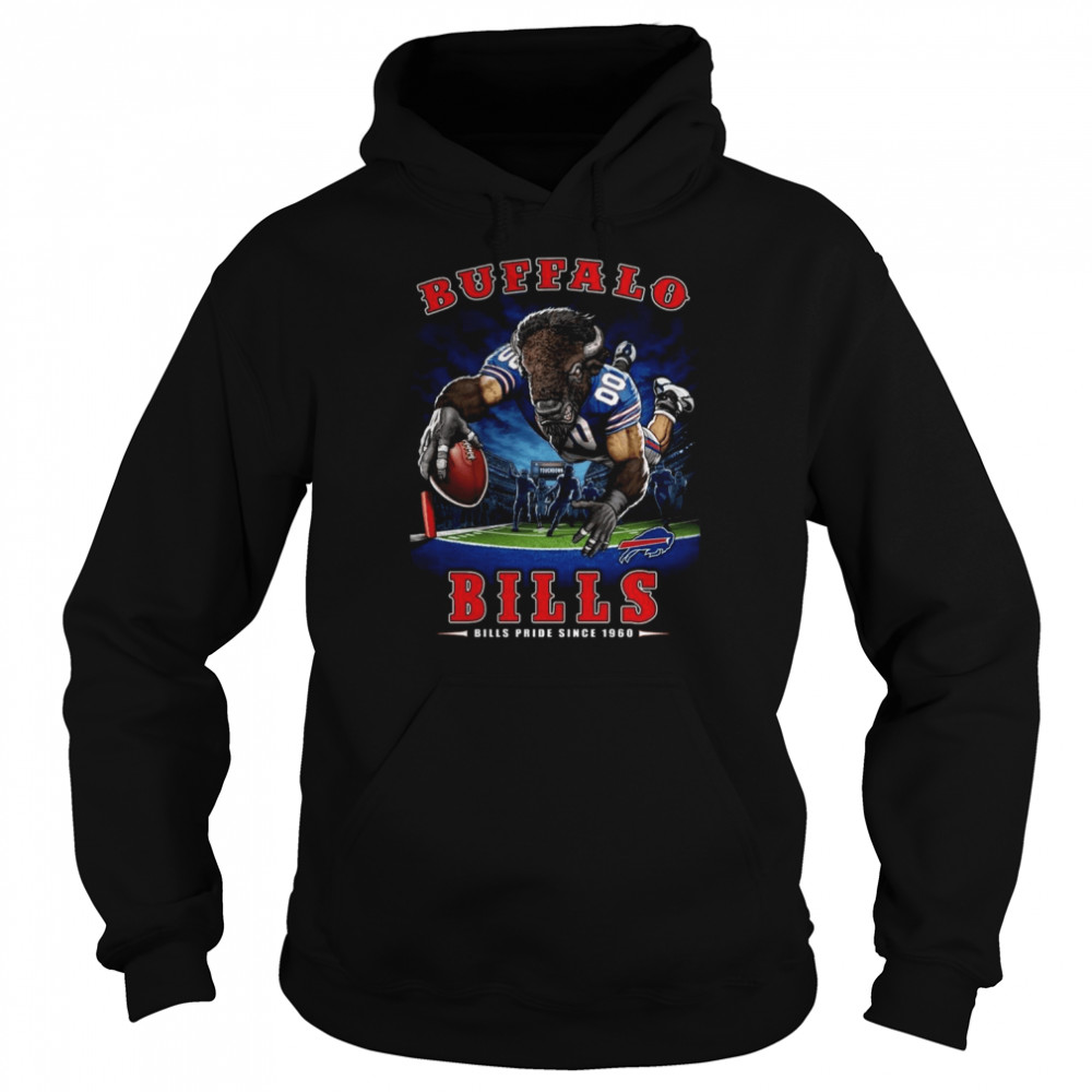 nfl buffalo bills pride since 1960 endzone unisex hoodie