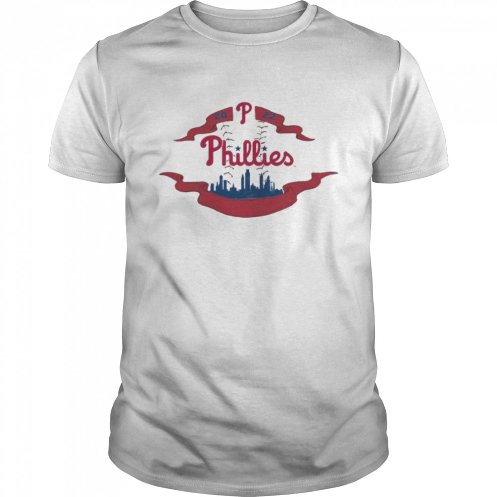 Philadelphia Phillies Cityscape Banner 2022 shirt Classic Men's T-shirt