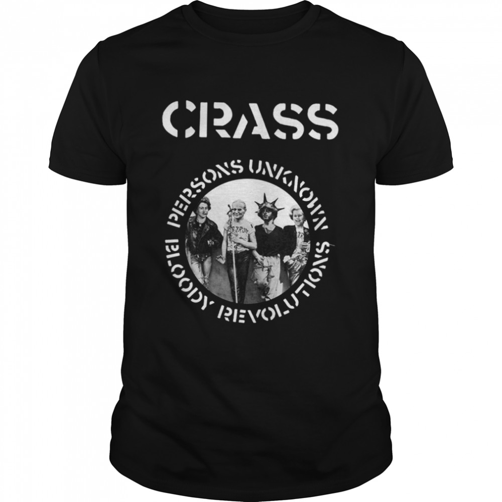 Punk Is Dead Person Unknown Crass shirt