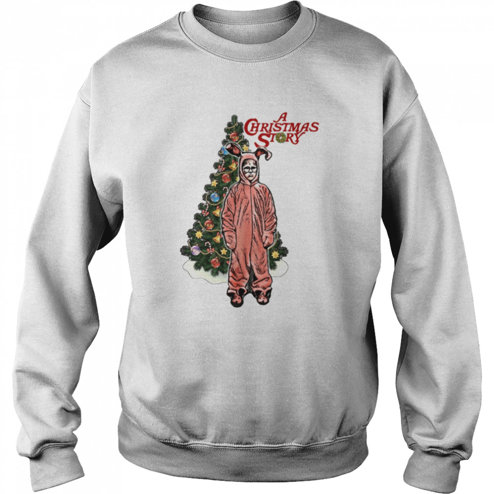 ralphie a christmas story christmas tree shirt unisex sweatshirt