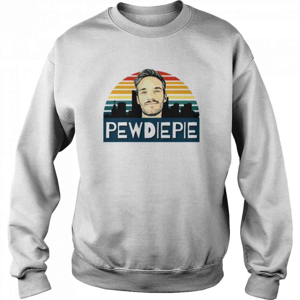 retro the youtube legend pewdiepie shirt unisex sweatshirt
