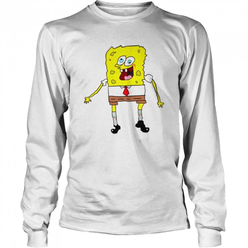Scary Great Sponge Bob Gorgeous Halloween shirt Long Sleeved T-shirt