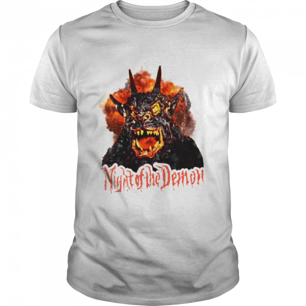 Scary Halloween Night Of The Demon Retro Cult shirt Classic Men's T-shirt