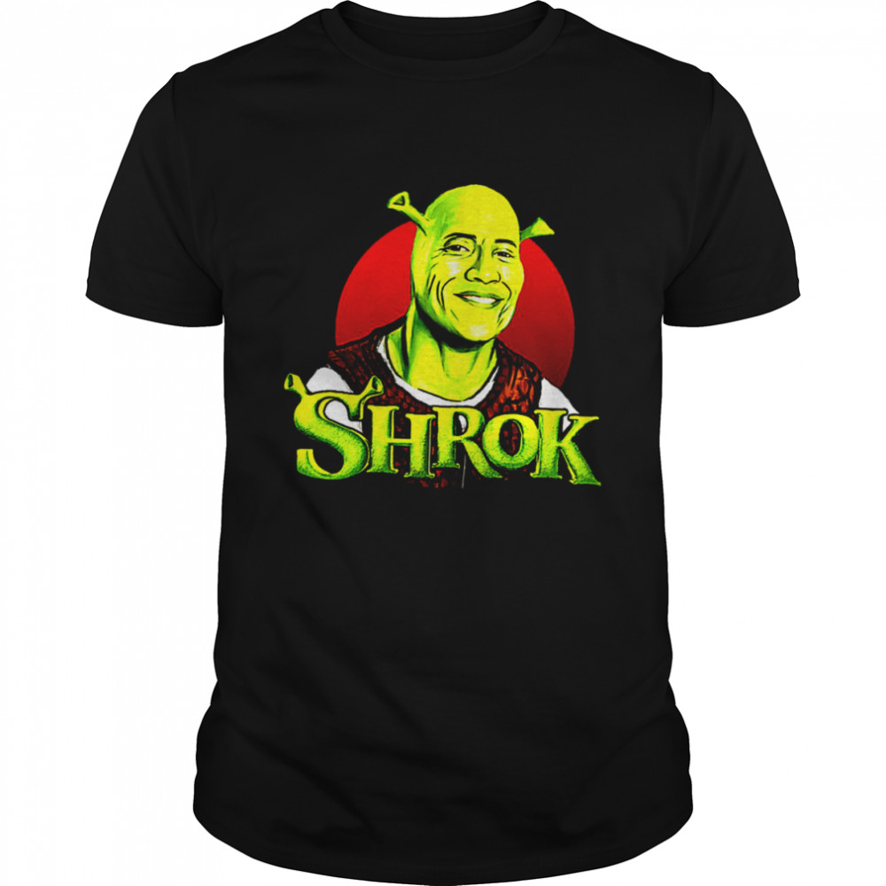 Shrok Funny Costum For Halloween The Rock shirt Classic Men's T-shirt