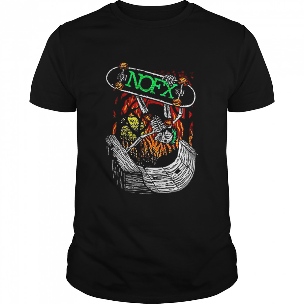 Skate Nofx Horror Design Music shirt Classic Men's T-shirt