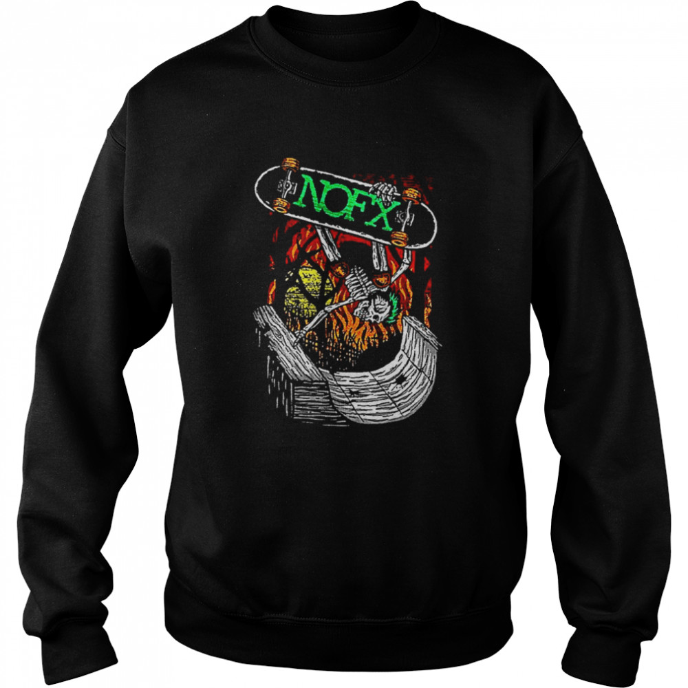 skate nofx horror design music shirt unisex sweatshirt