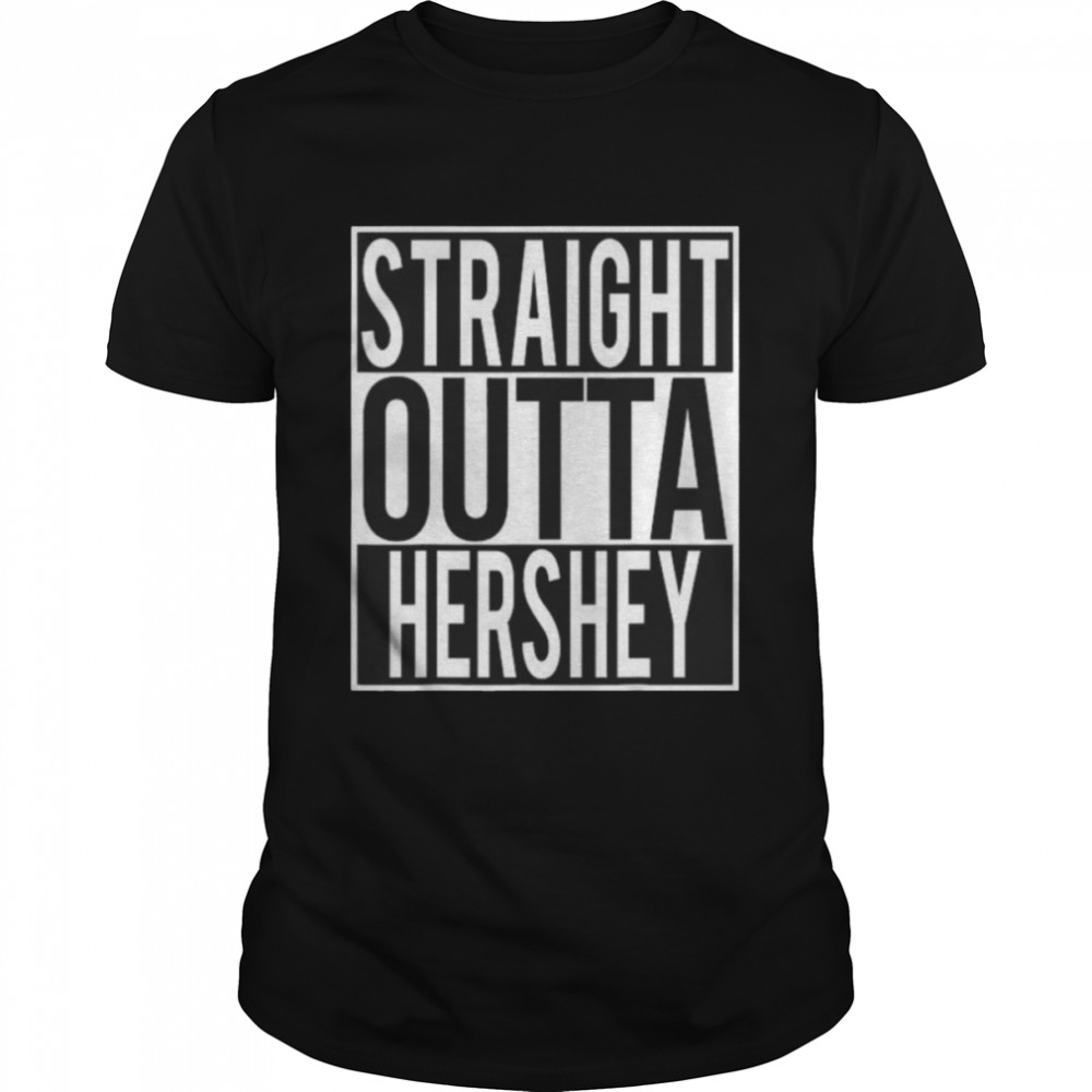 Straight Outta Hershey Pennsylvania USA  Classic Men's T-shirt
