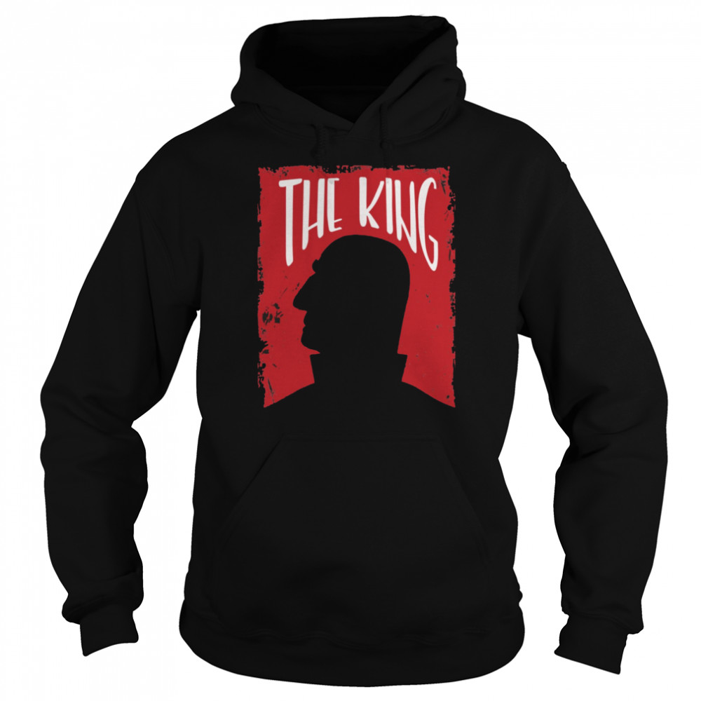 the king manchester utd shirt unisex hoodie