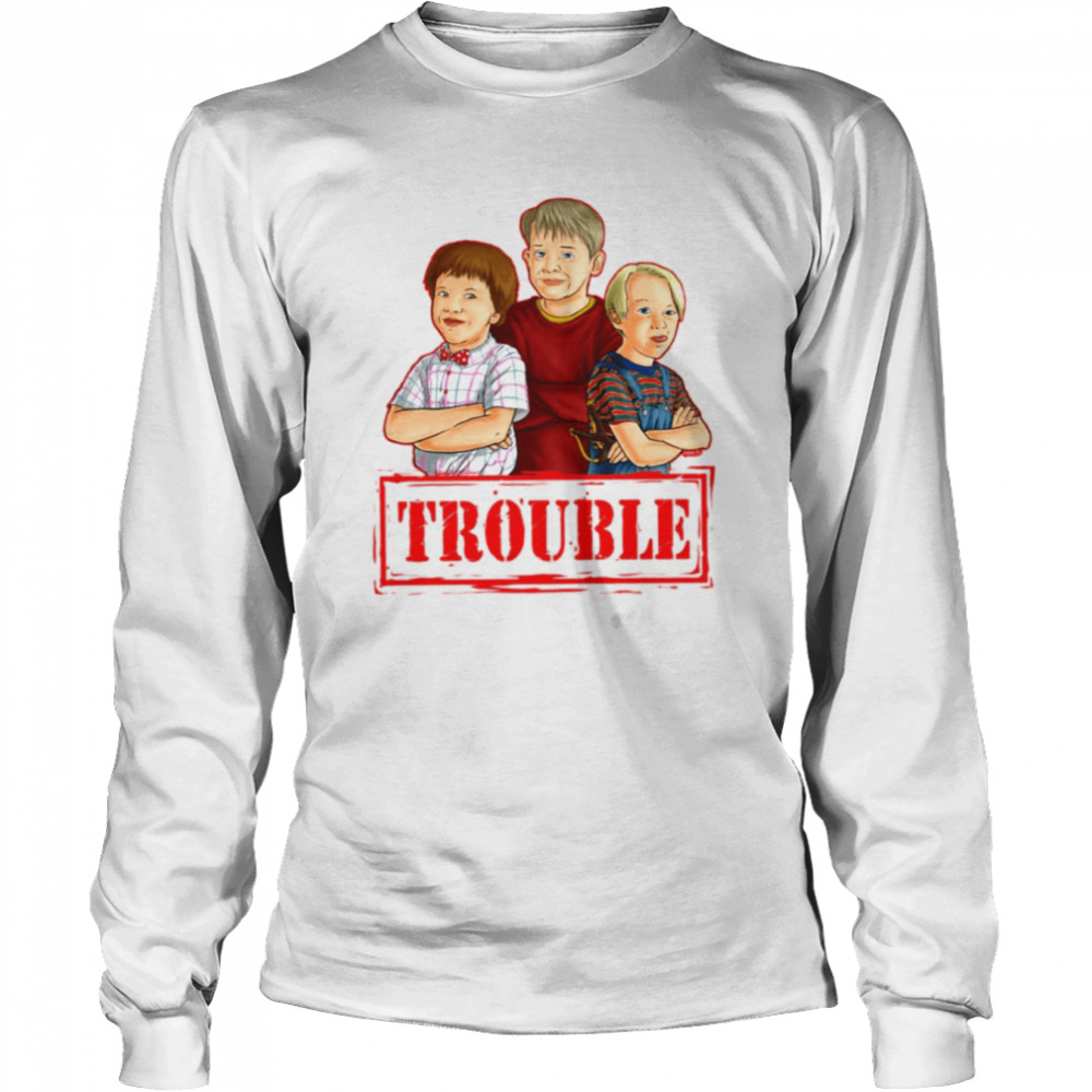 Trouble Makers Dennis the Menace Cartoon shirt Long Sleeved T-shirt