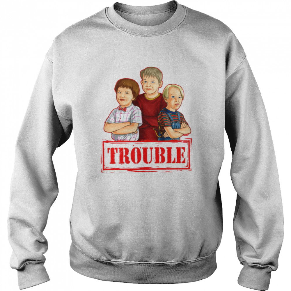 trouble makers dennis the menace cartoon shirt unisex sweatshirt