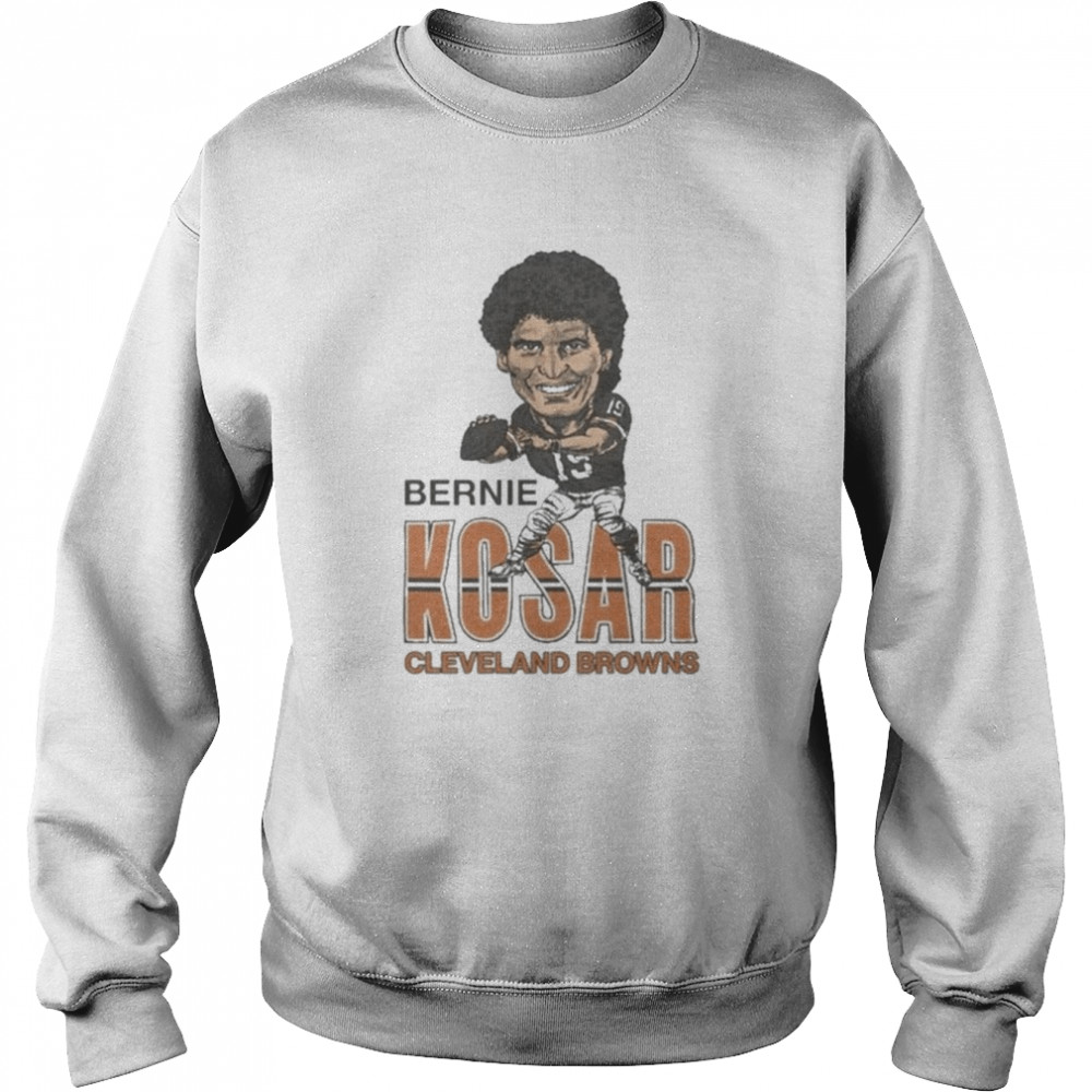 vintage 80s cleveland browns bernie kosar unisex sweatshirt