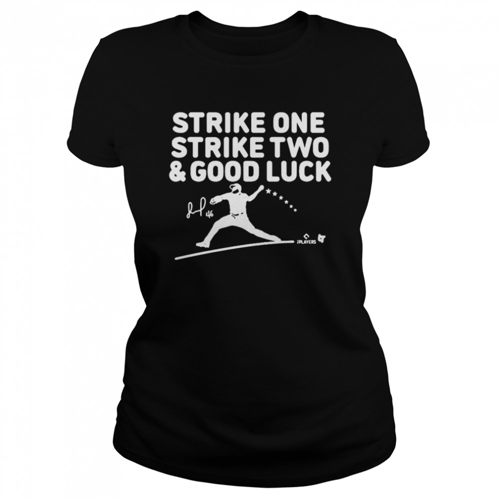 2022 Jose Alvarado Strike One Strike Two And Good Luck Signature _ Classic Women's T-shirt