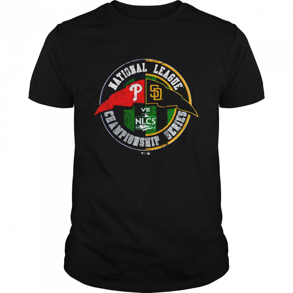 MLB San Diego Padres vs Philadelphia Phillies 2022 NLCS Matchup T-Shirt