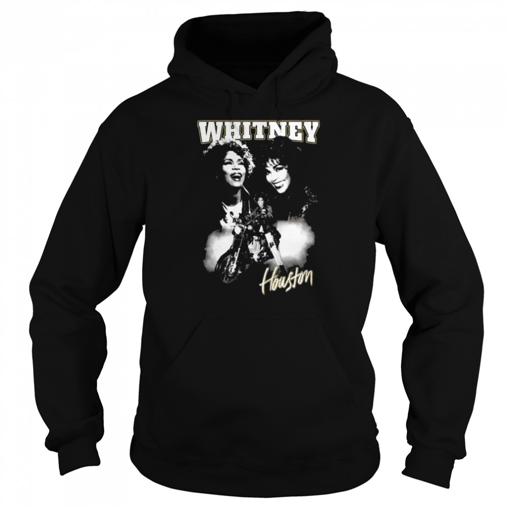 Whitney Houston Motorcycle Collage Women’s Muscle shirt Unisex Hoodie