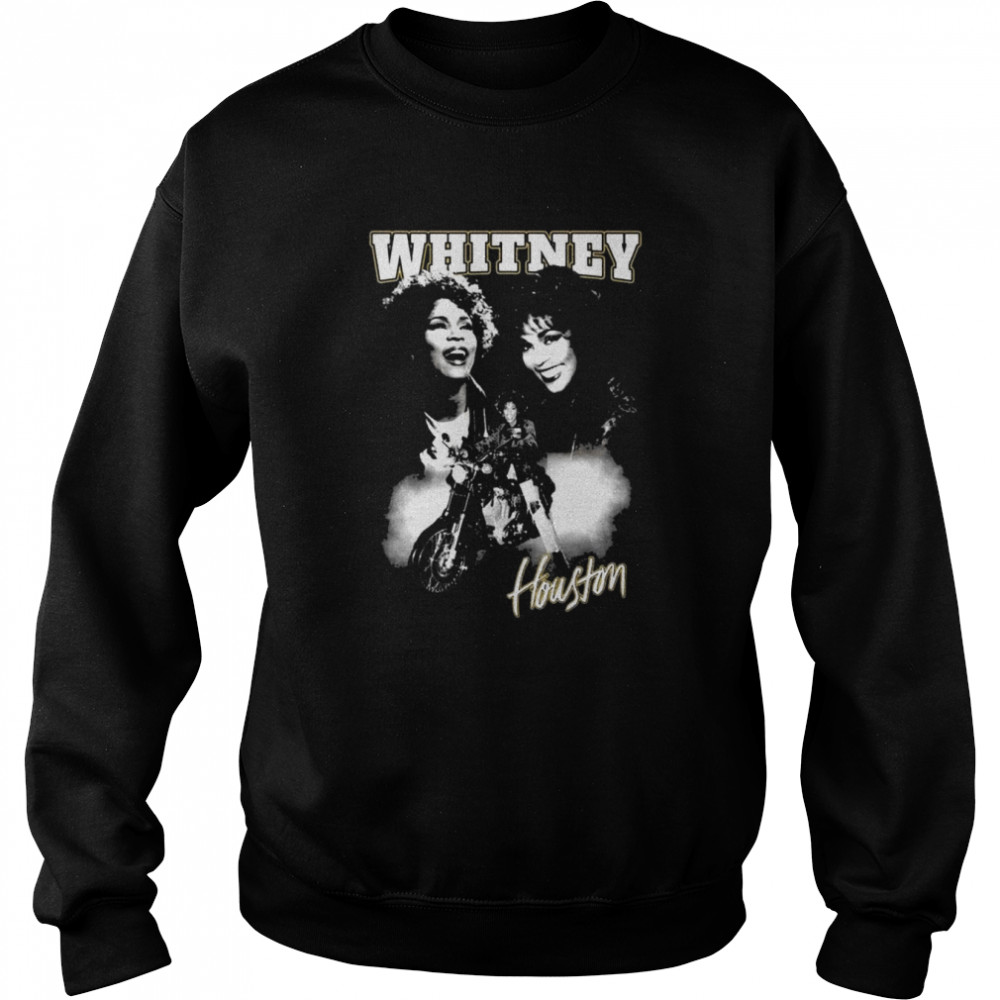 Whitney Houston Motorcycle Collage Women’s Muscle shirt Unisex Sweatshirt