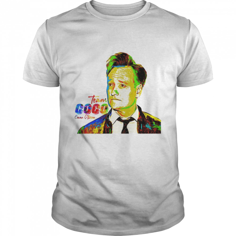 Colorful Portrait Team Conan O’brien shirt