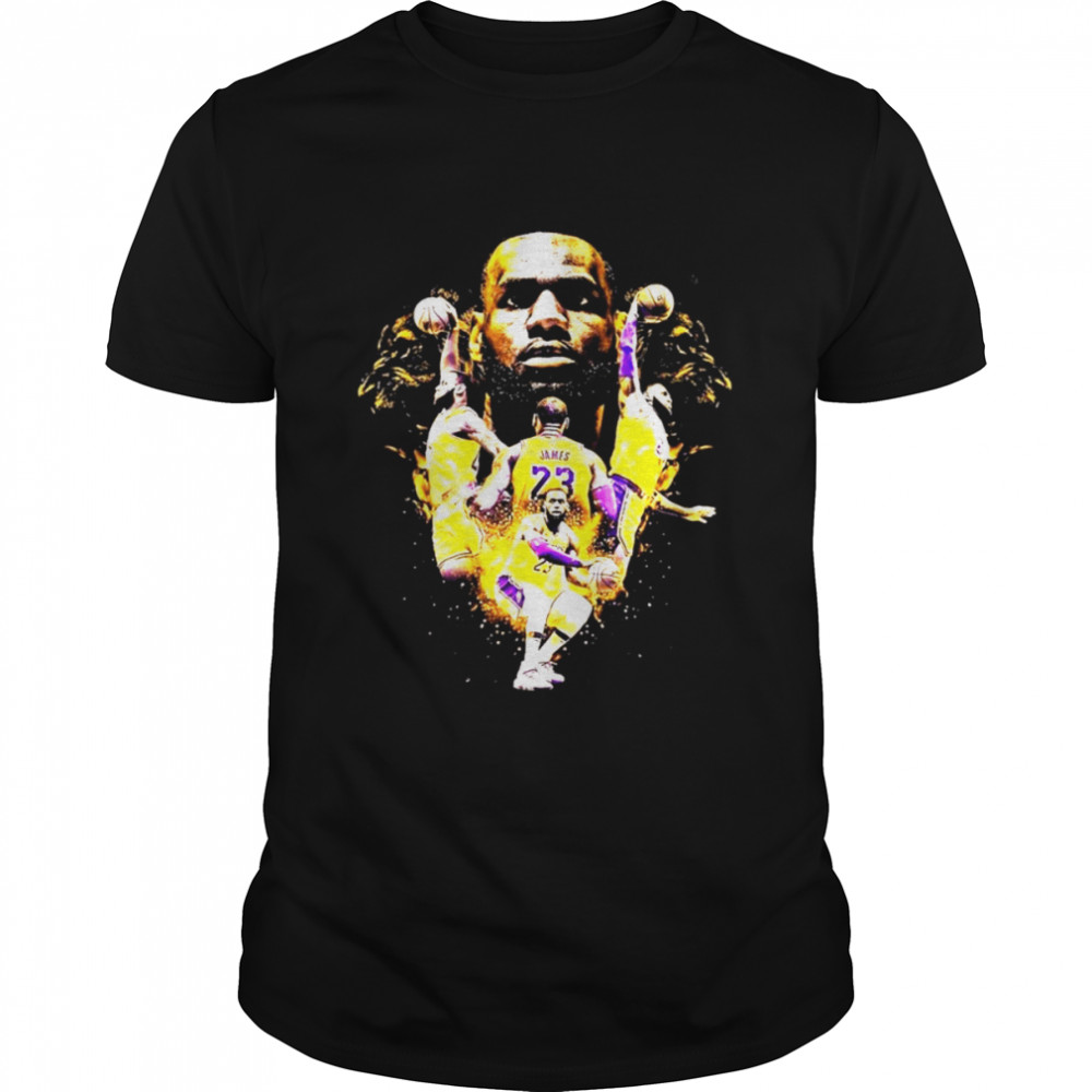 The Big Hit The Lebron James Los Angeles Lakers shirt