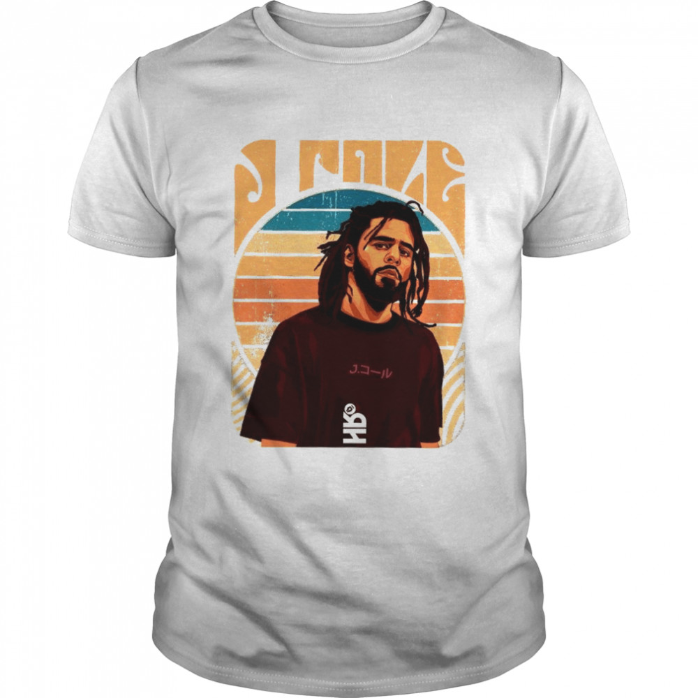 J Cole Portrait Rapper World Tour 2022 shirt Classic Men's T-shirt