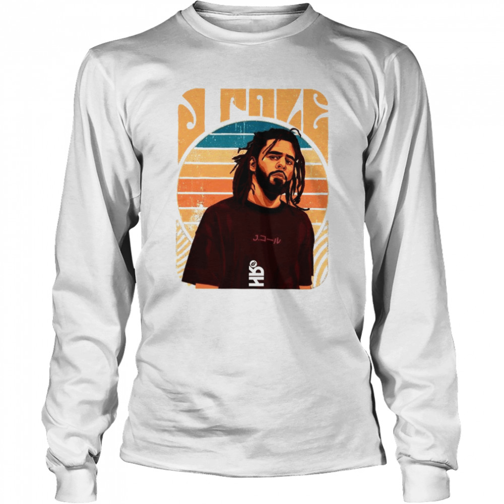 J Cole Portrait Rapper World Tour 2022 shirt Long Sleeved T-shirt