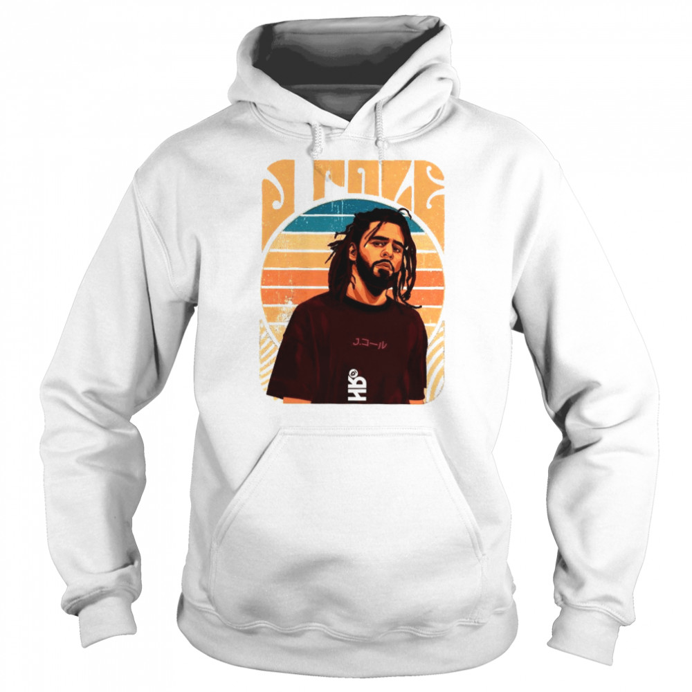 J Cole Portrait Rapper World Tour 2022 shirt Unisex Hoodie