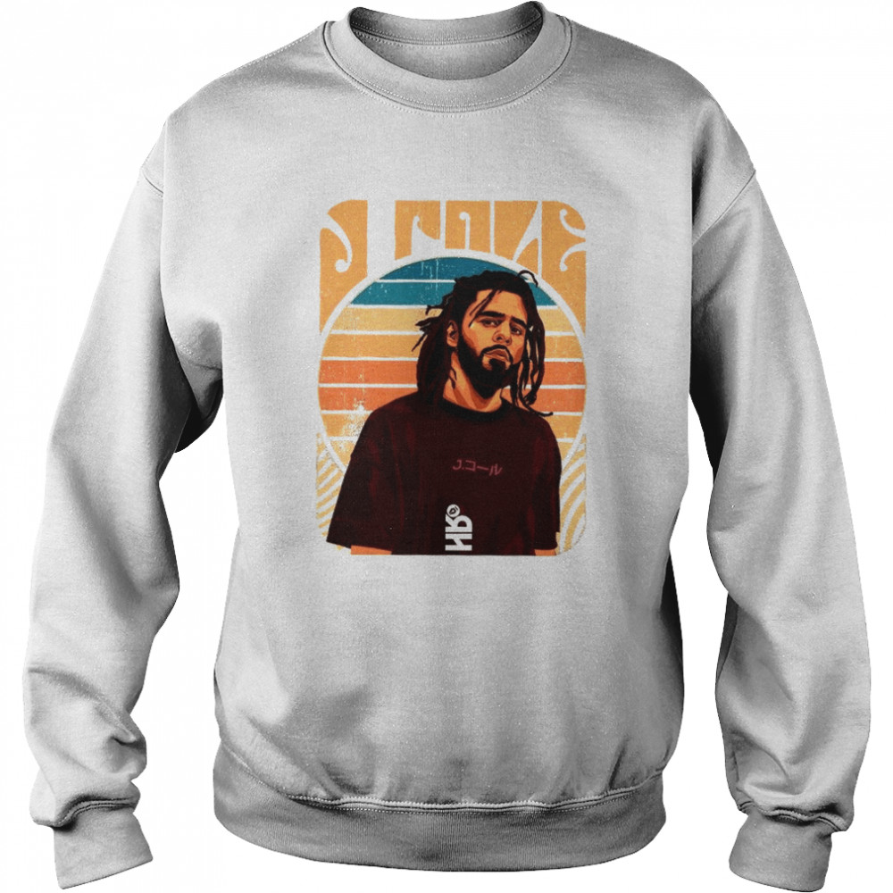 J Cole Portrait Rapper World Tour 2022 shirt Unisex Sweatshirt