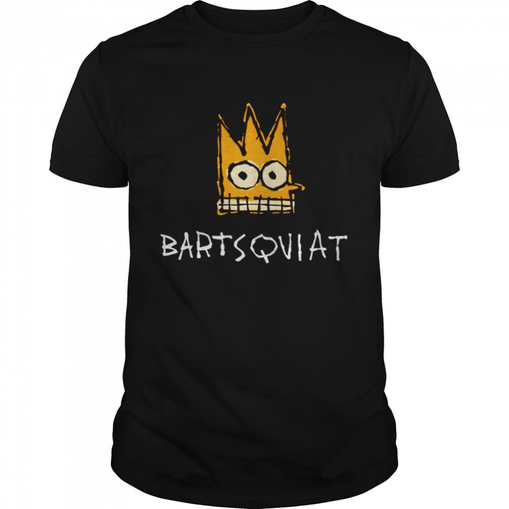 Jean Michel Basquiat Simpsons Crown shirt Classic Men's T-shirt