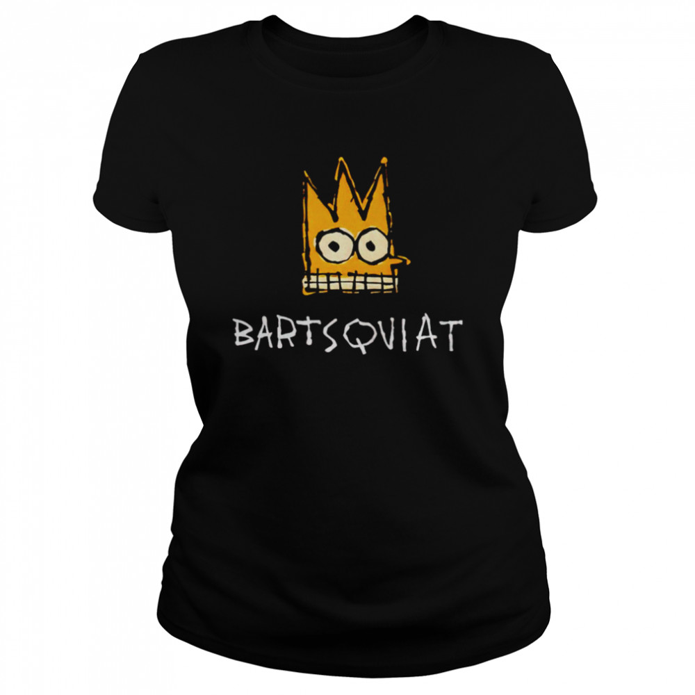 Jean Michel Basquiat Simpsons Crown shirt Classic Women's T-shirt