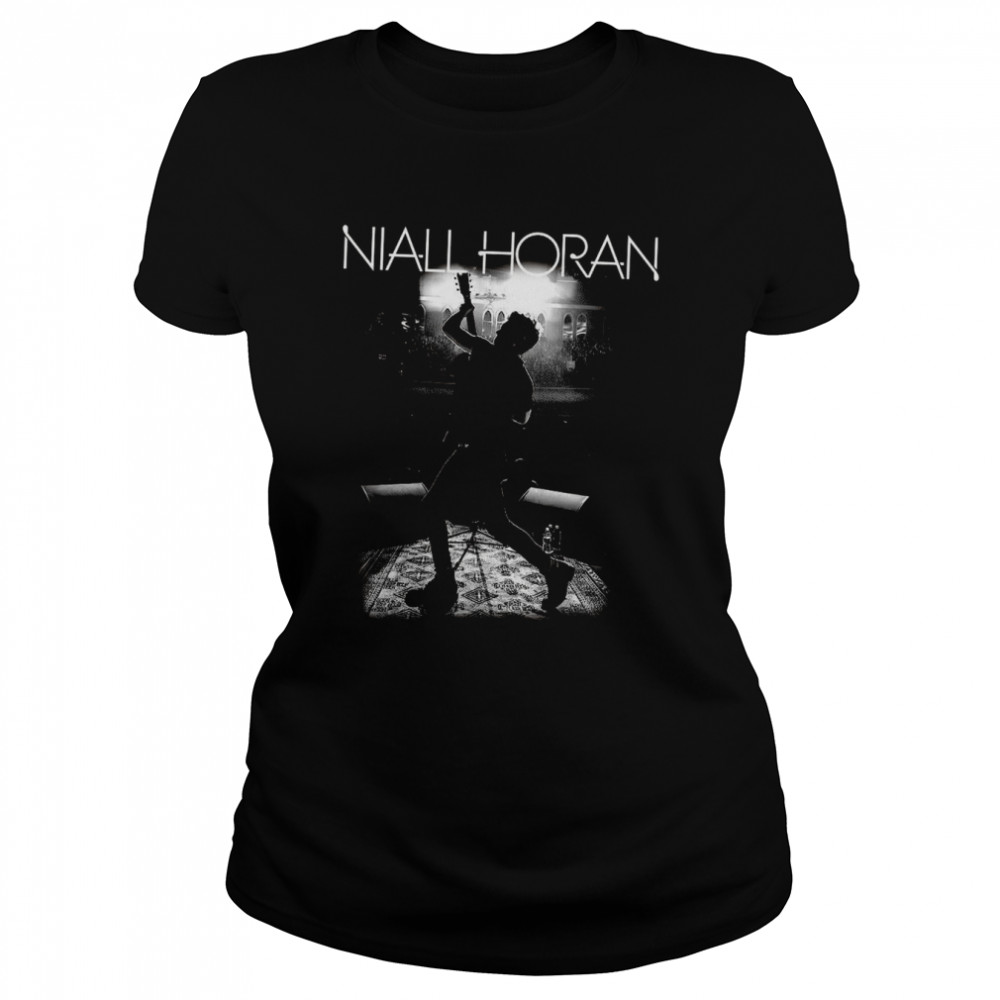 Minimalist Black And White Design Niall Horan shirt Classic Women's T-shirt
